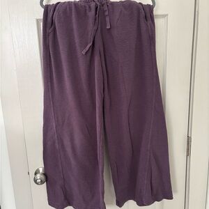 Aerie Women's Wide Leg Purple Pants